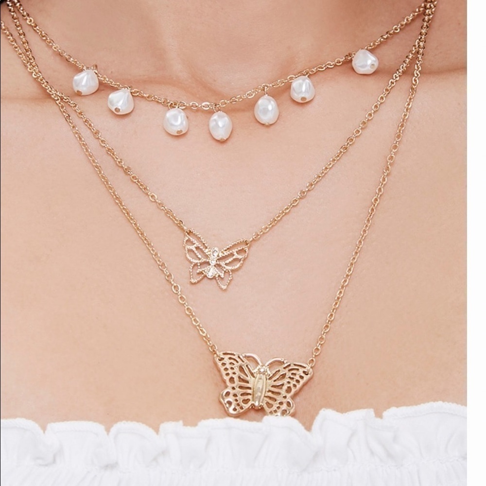 Layered Charm Women’s Cute Jelwery Necklace